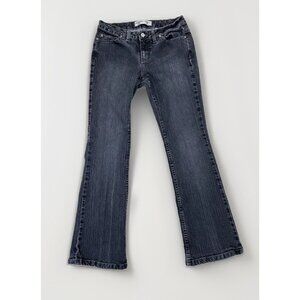 Canyon River Blues Jeans Women's 6 Short Blue Dark Wash Boot Cut Jeans